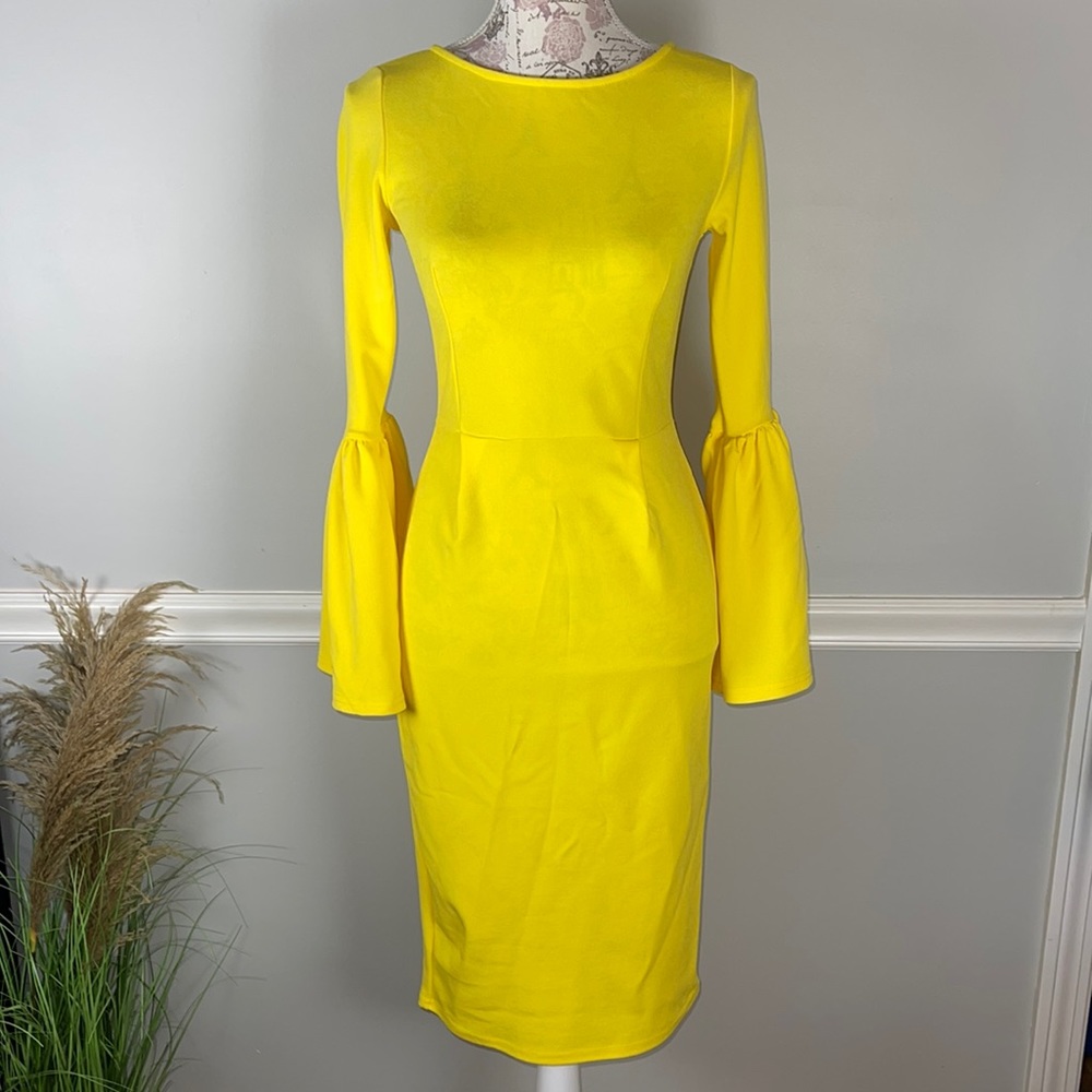 Club London Yellow Dress 4